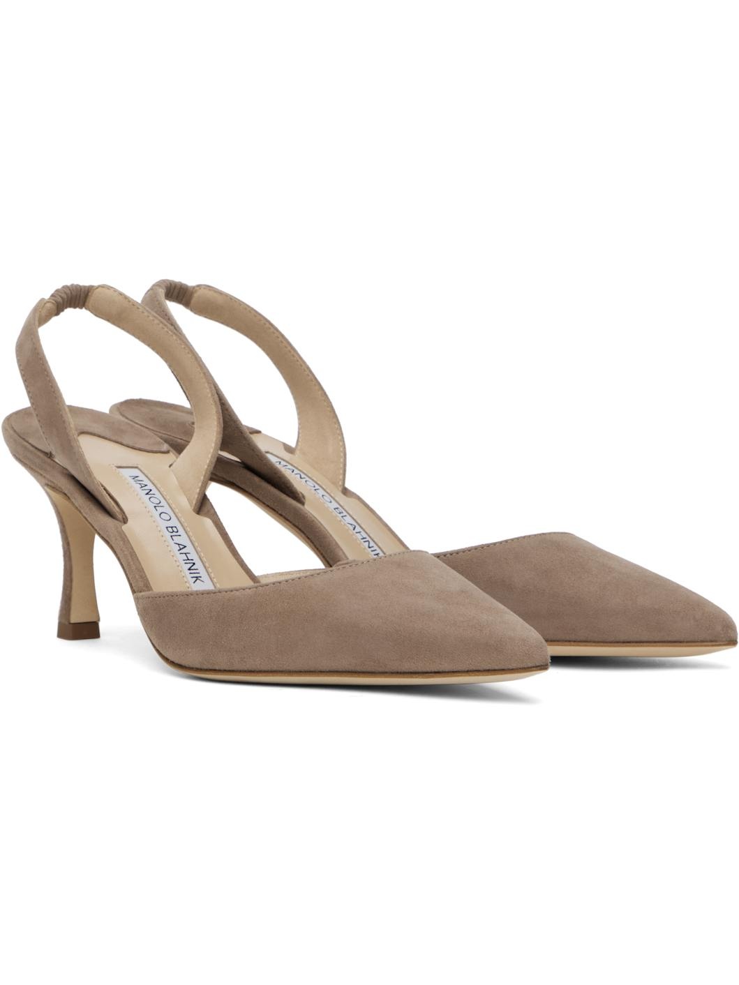 Taupe Carolyne Heels - 4