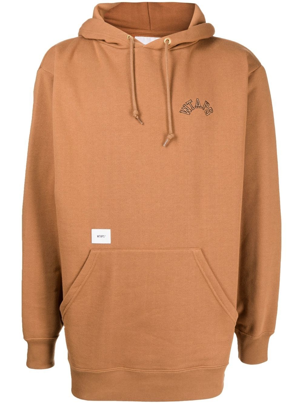 logo-print pullover hoodie - 1