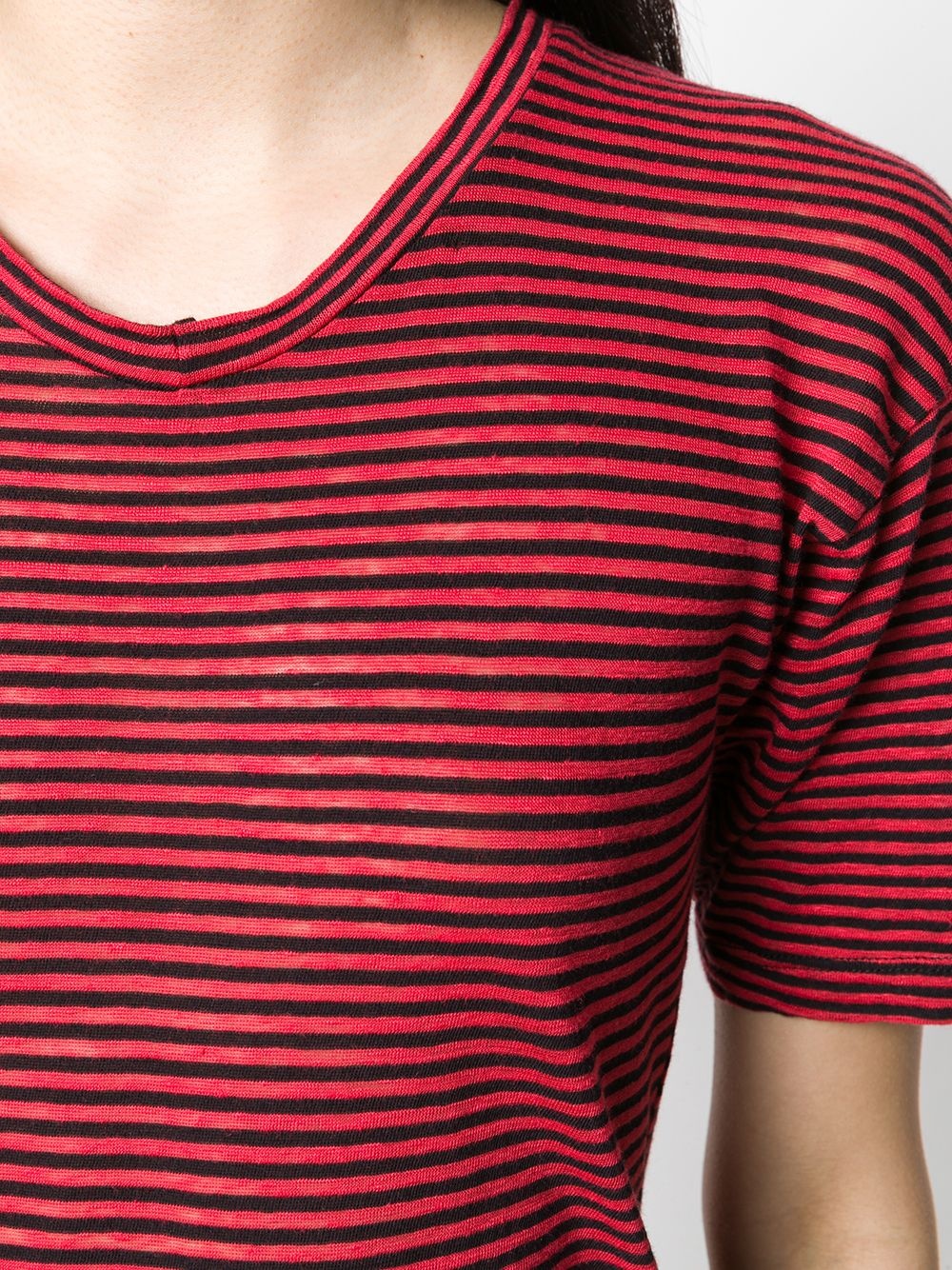 striped T-shirt - 5