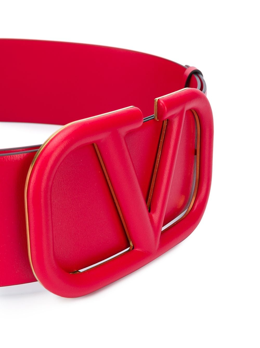 VLOGO leather belt  - 2