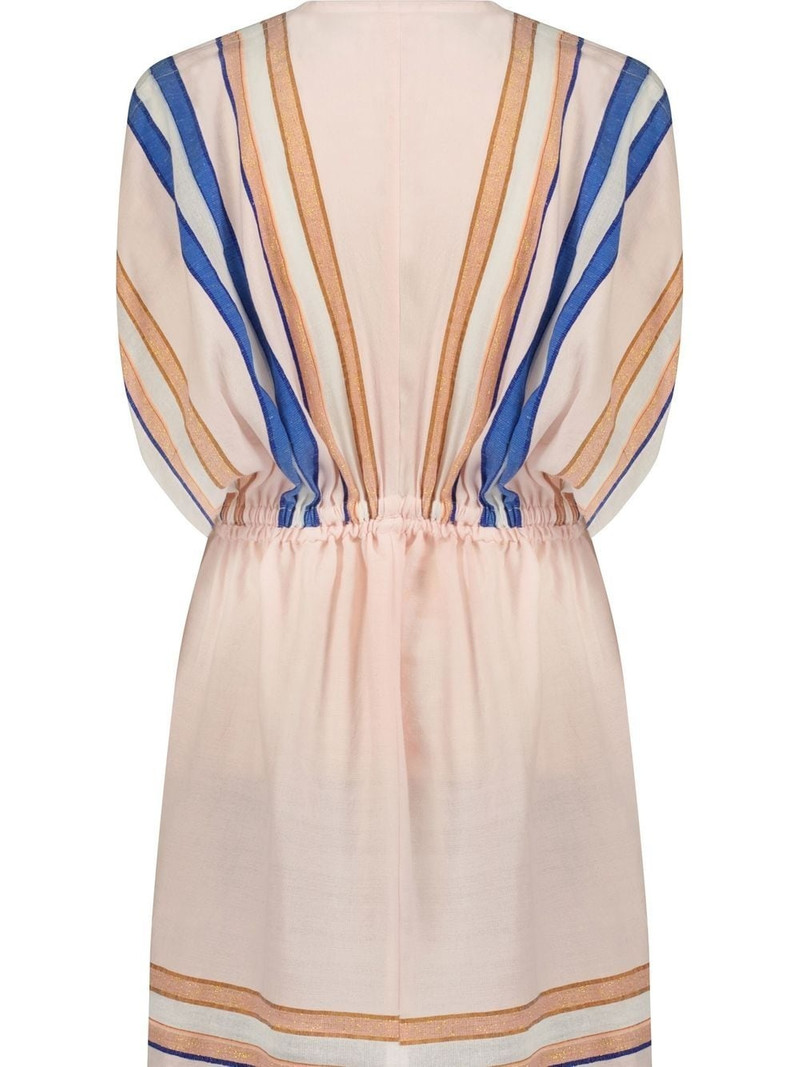 lemlem Eskedar stripe-print midi dress outlook