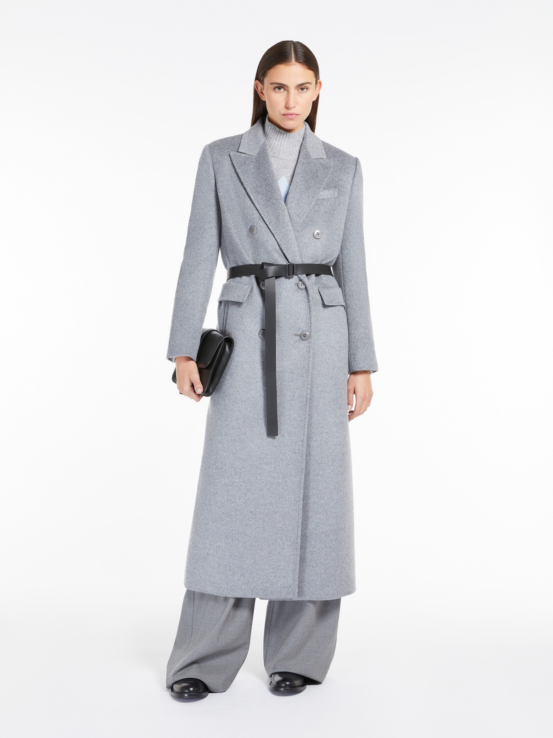 ABILE Long, double-breasted wool coat - 2