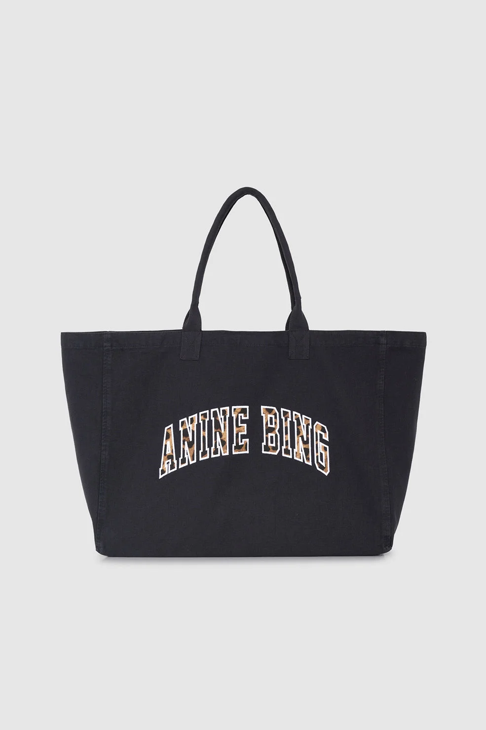 Leo Canvas Tote - Washed Black - 1