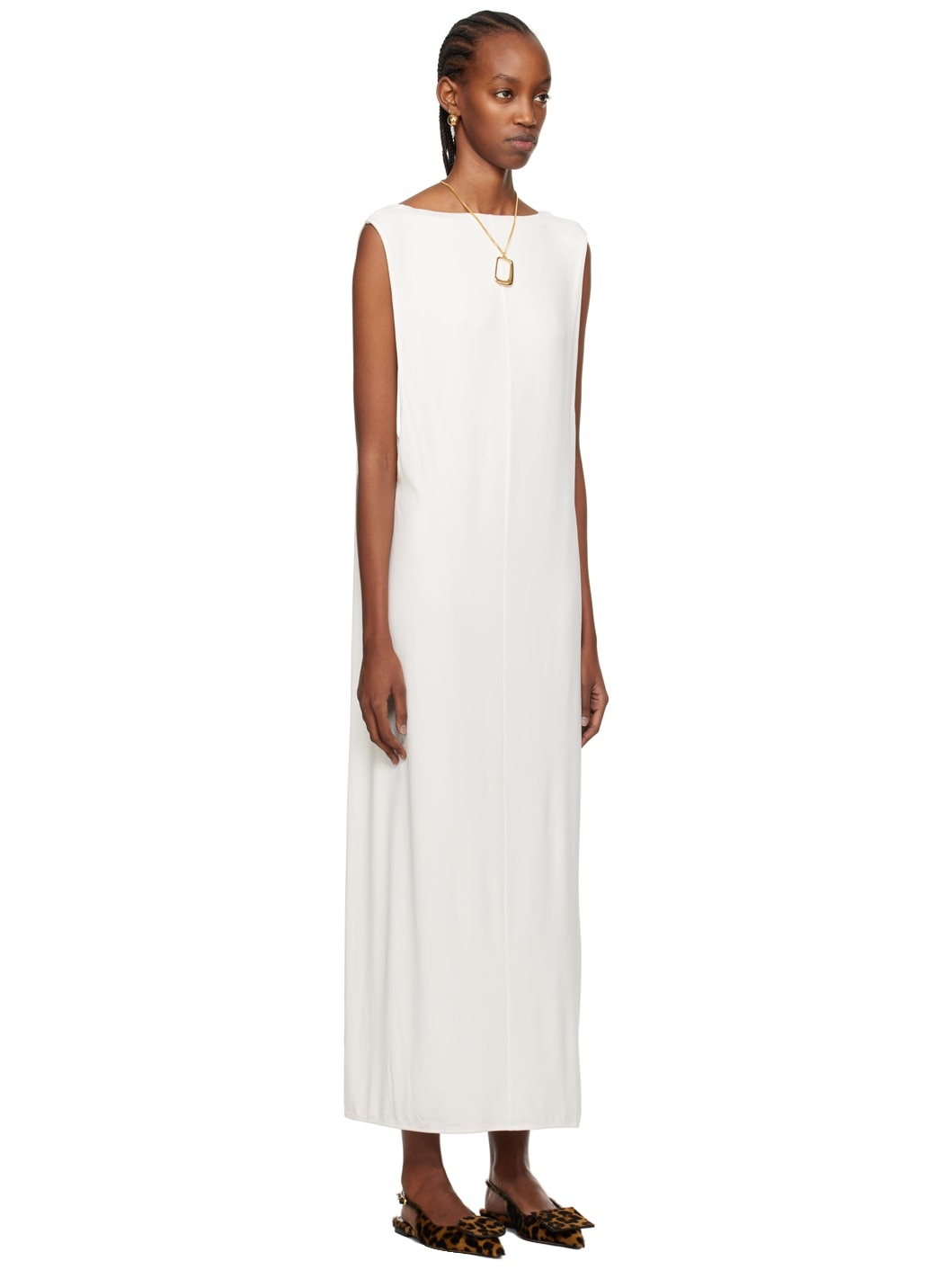 White Les Sculptures 'La robe Capa' Maxi Dress - 2