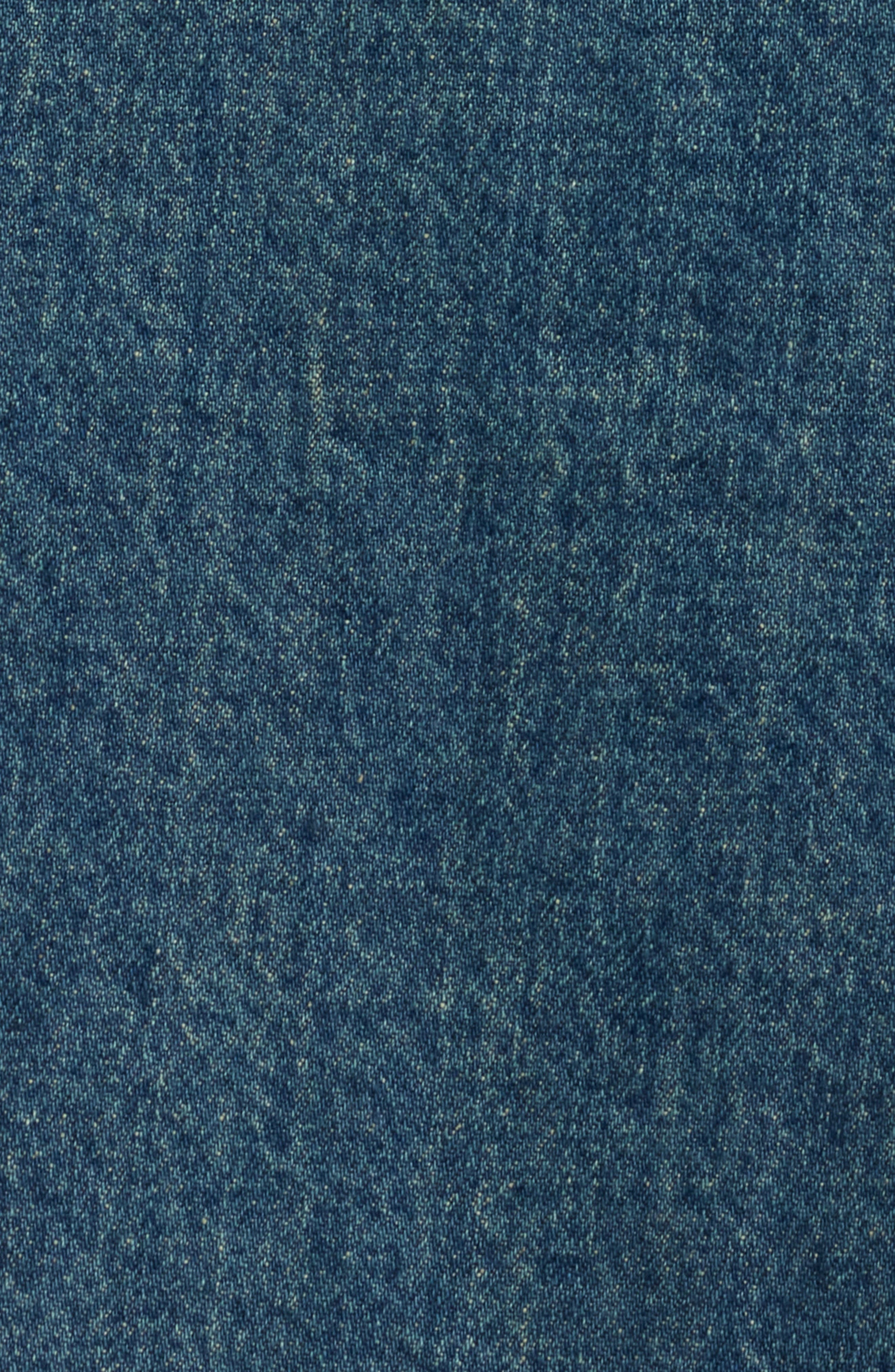 Helmut Lang DIstressed Uniform Denim Snap-Up Shirt in Tinted Vintage - 5