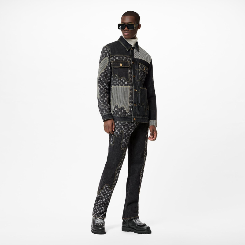 Louis Vuitton Monogram Crazy Denim Workwear Jacket outlook