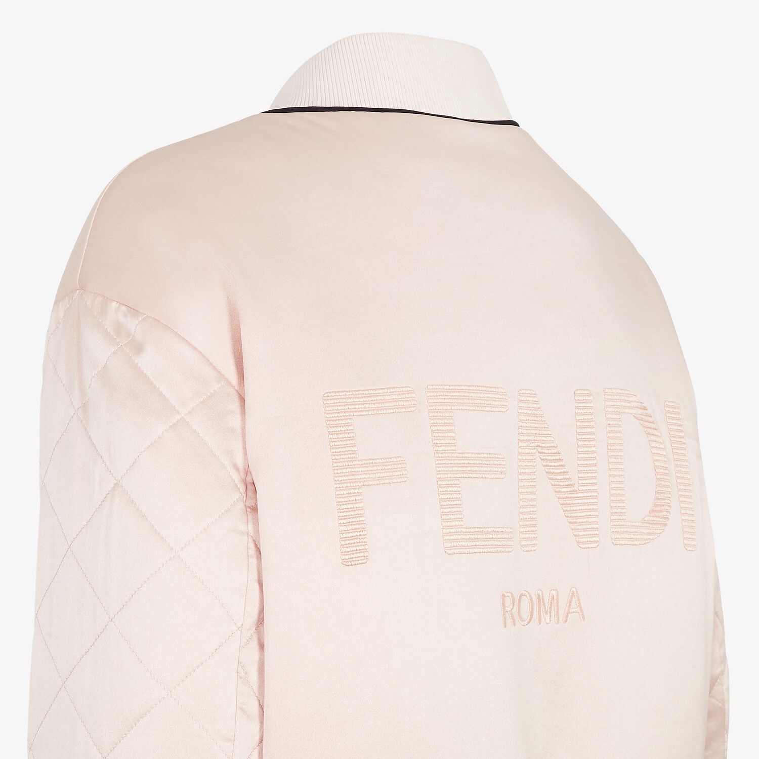 Pink silk bomber jacket - 3