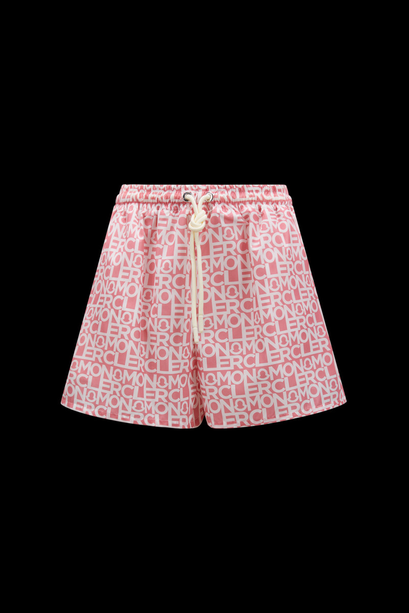 Logo Print Shorts - 1