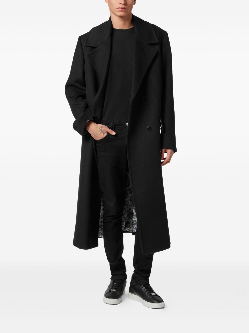 double-breasted coat - 2