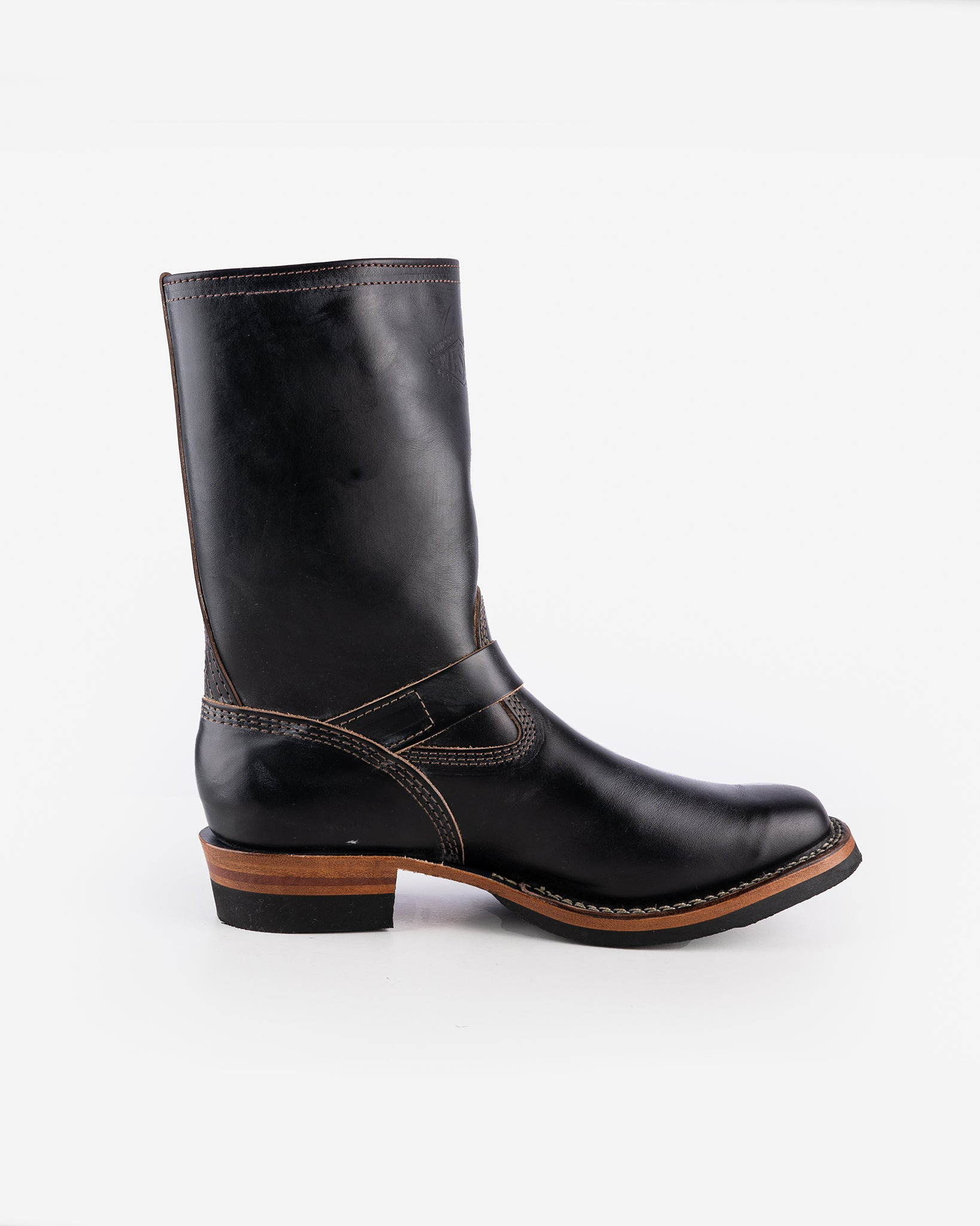 WESCO-MRLOU-BLKH Wesco® - 10" Horween Horsehide  Engineer Boot - Black. The "Mister Lou" - 5