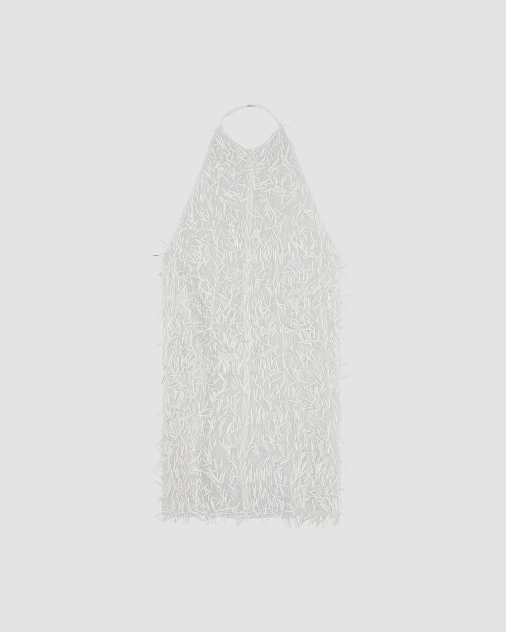 BEADED SLEEVELESS DRESS - 1