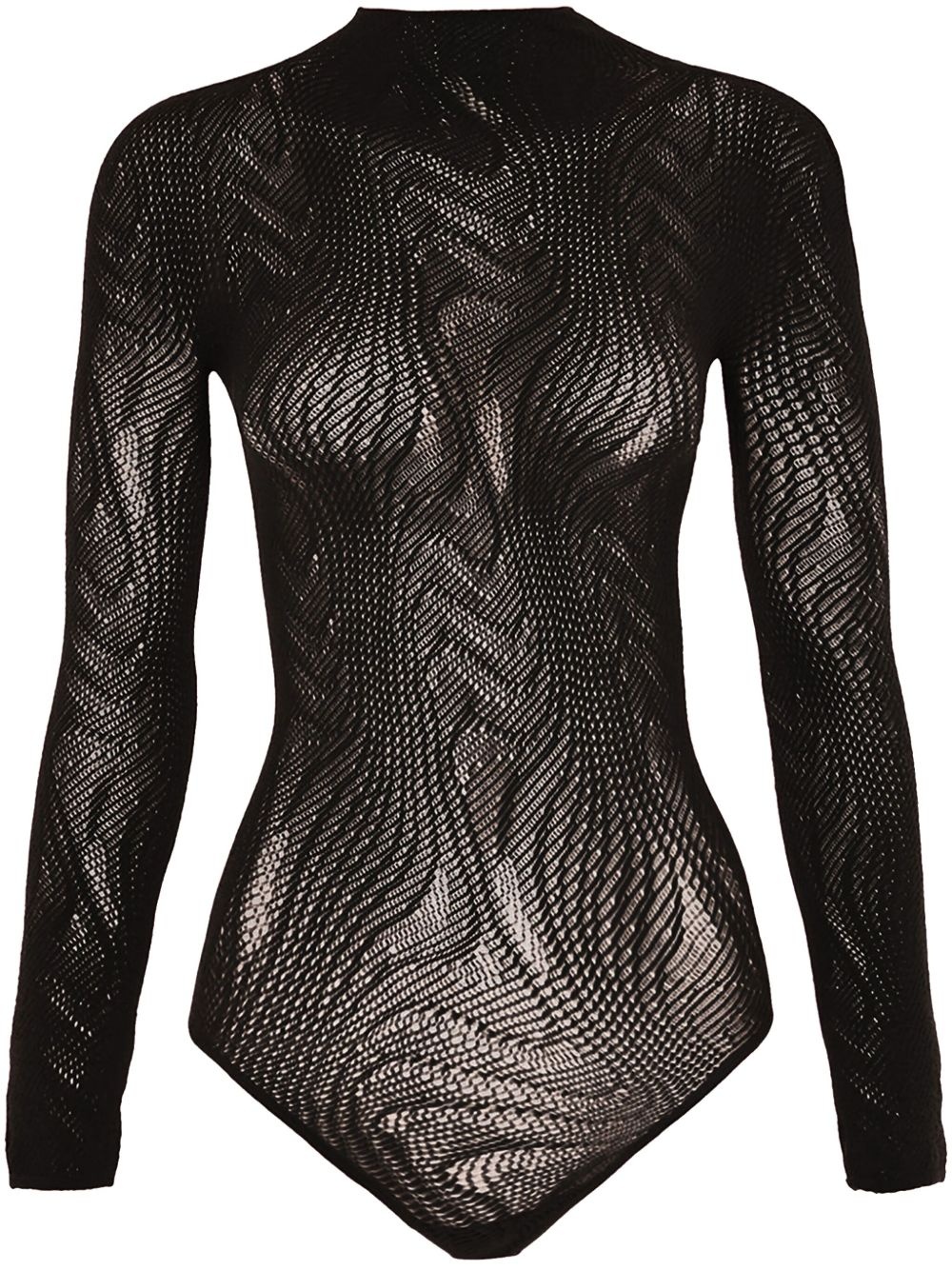 snake lace bodysuit - 1