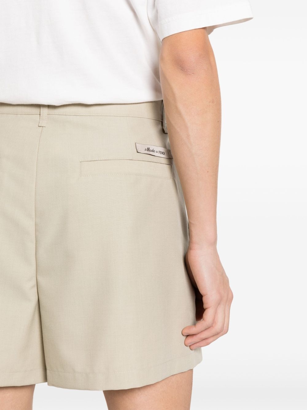 wool bermuda shorts - 5