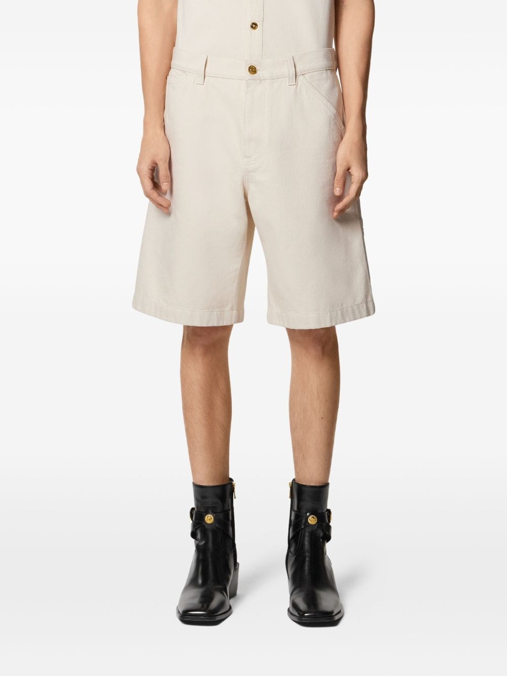 Medusa Biggie denim cargo shorts - 3