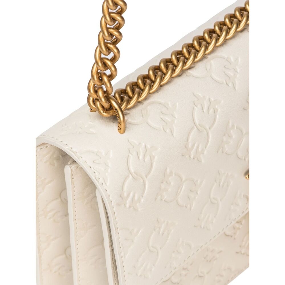 PINKO 104593A2BOPJE 関税送料込 PINKO Cargo logo-plaque Shoulder Bag | Black | FARFETCH JO