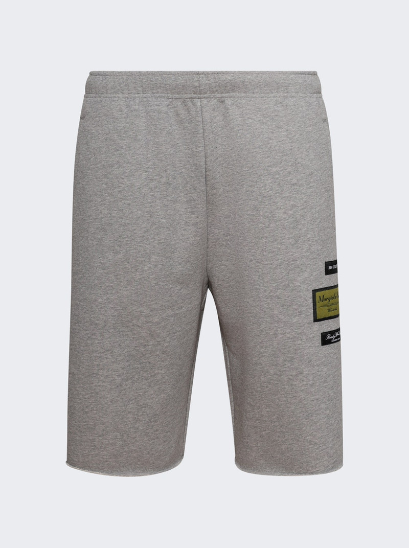 Logo Patch Shorts Light Grey Melange 1