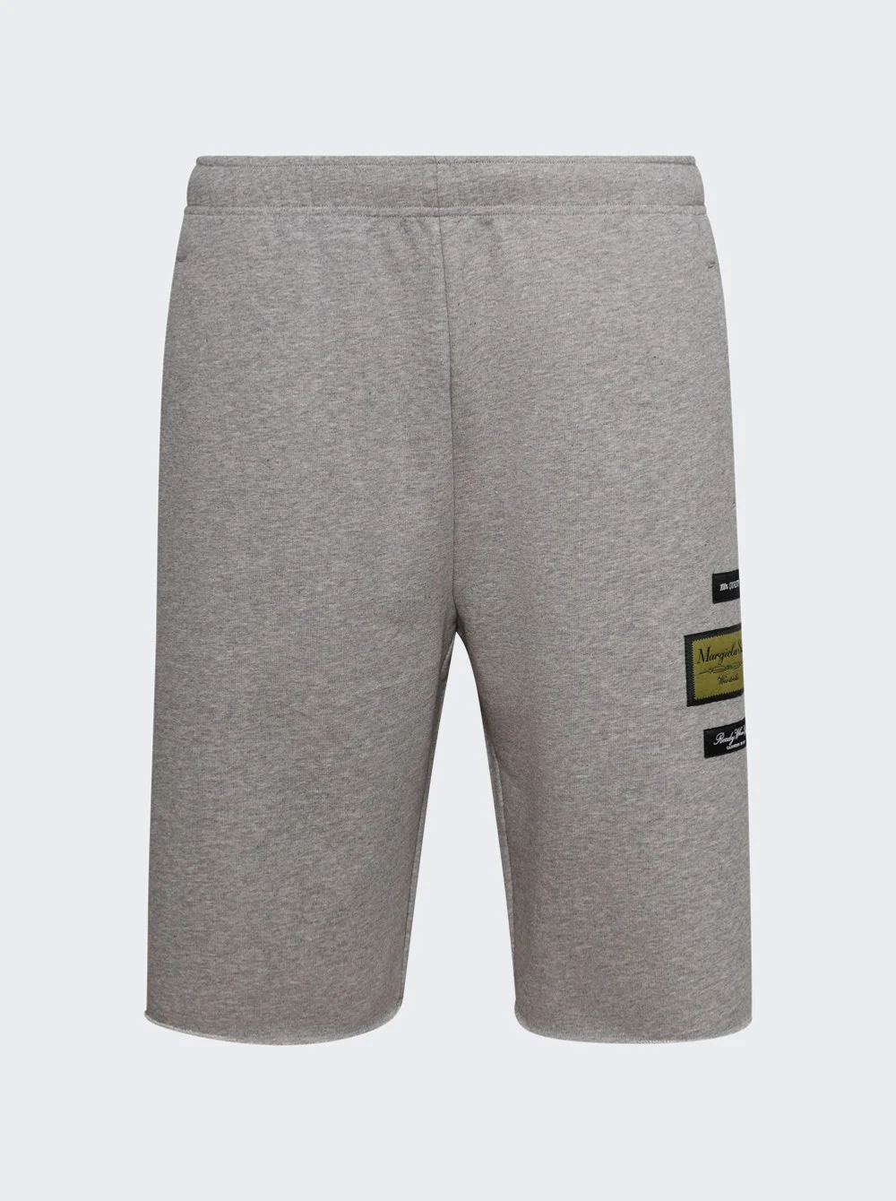 Logo Patch Shorts Light Grey Melange - 1