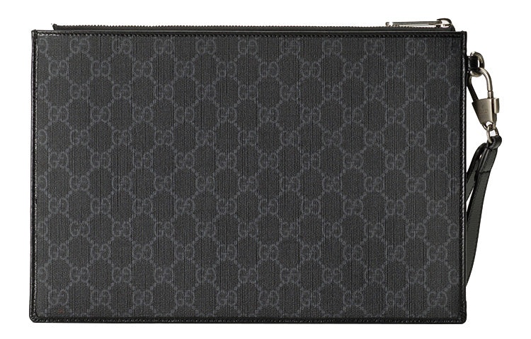 Gucci Pouch With Interlocking G 'Black' 672953-92TCN-1000 - 3