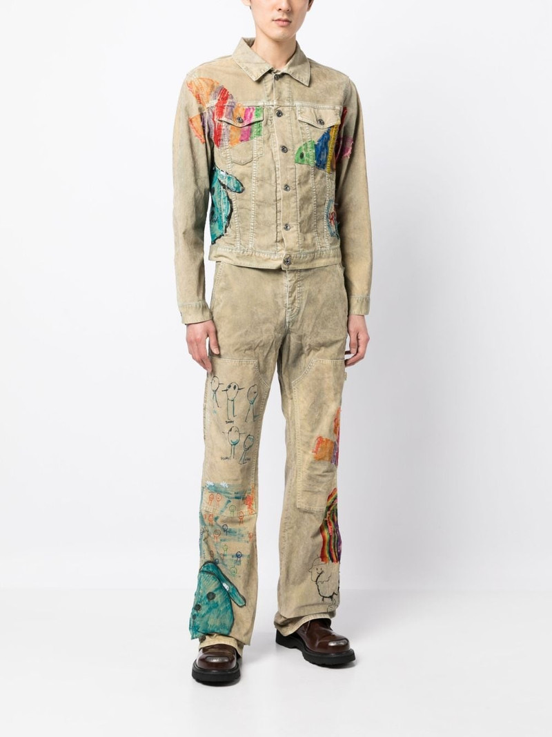 Off-White Cartoon graphic-print jacket outlook