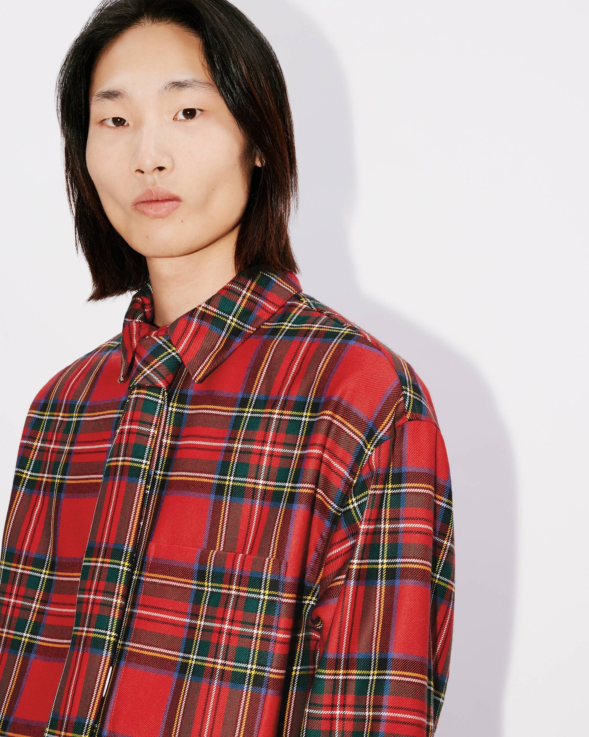 Checked wool shirt - 6