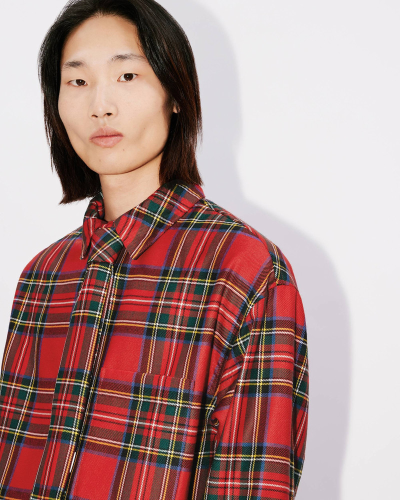 Checked wool shirt 6