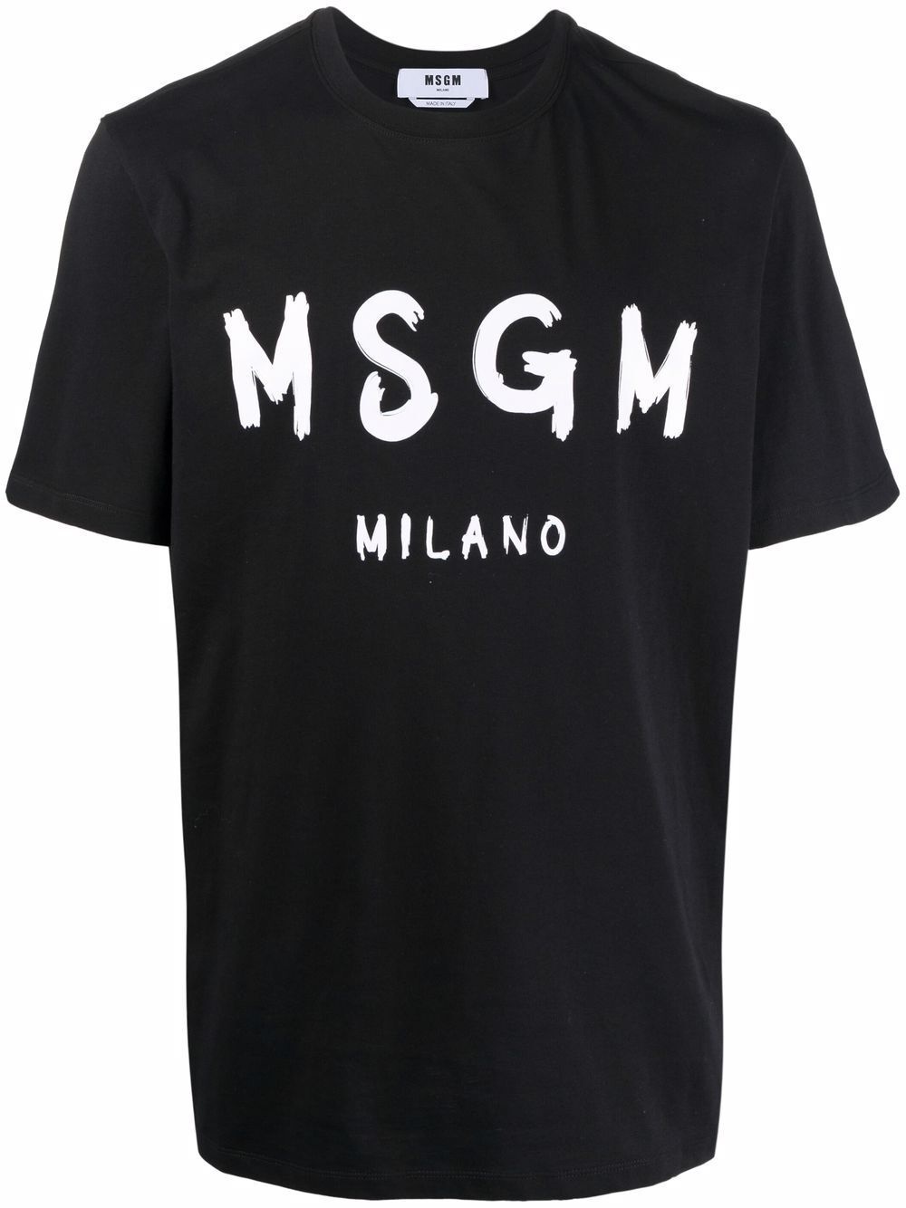 Brushed Logo Cotton T-Shirt - 1