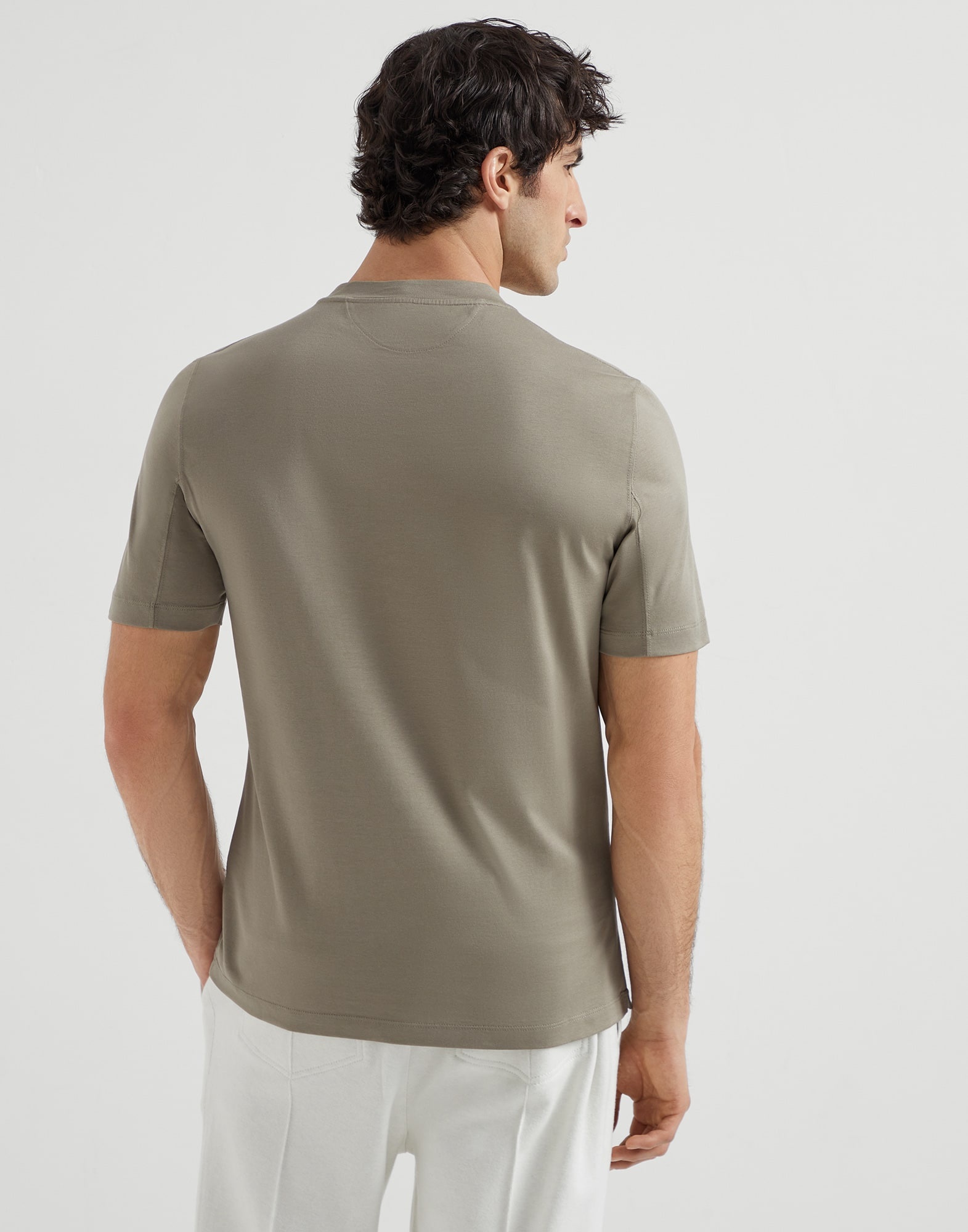 Cotton jersey crew neck T-shirt with logo - 2