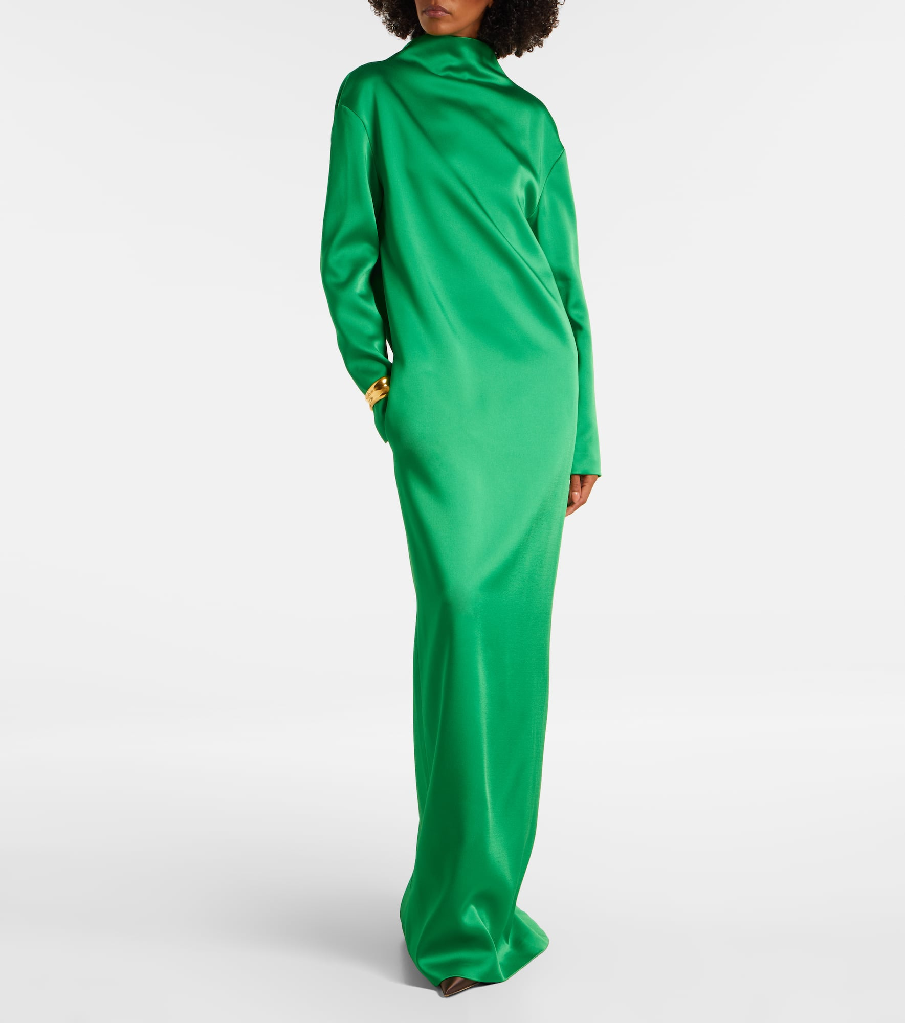 Crêpe satin gown - 2