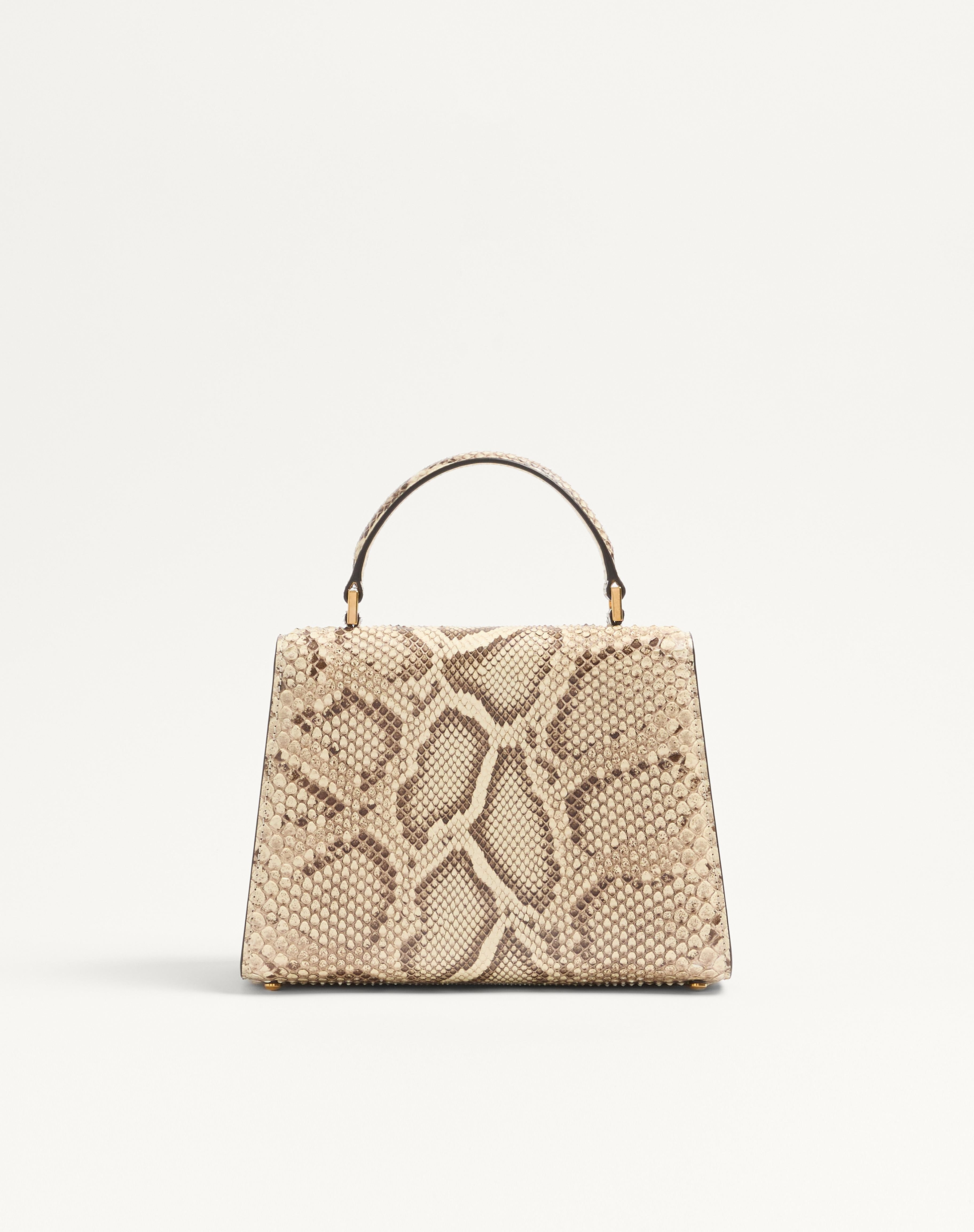 VALENTINO GARAVANI VSLING SMALL PYTHON HANDBAG - 5