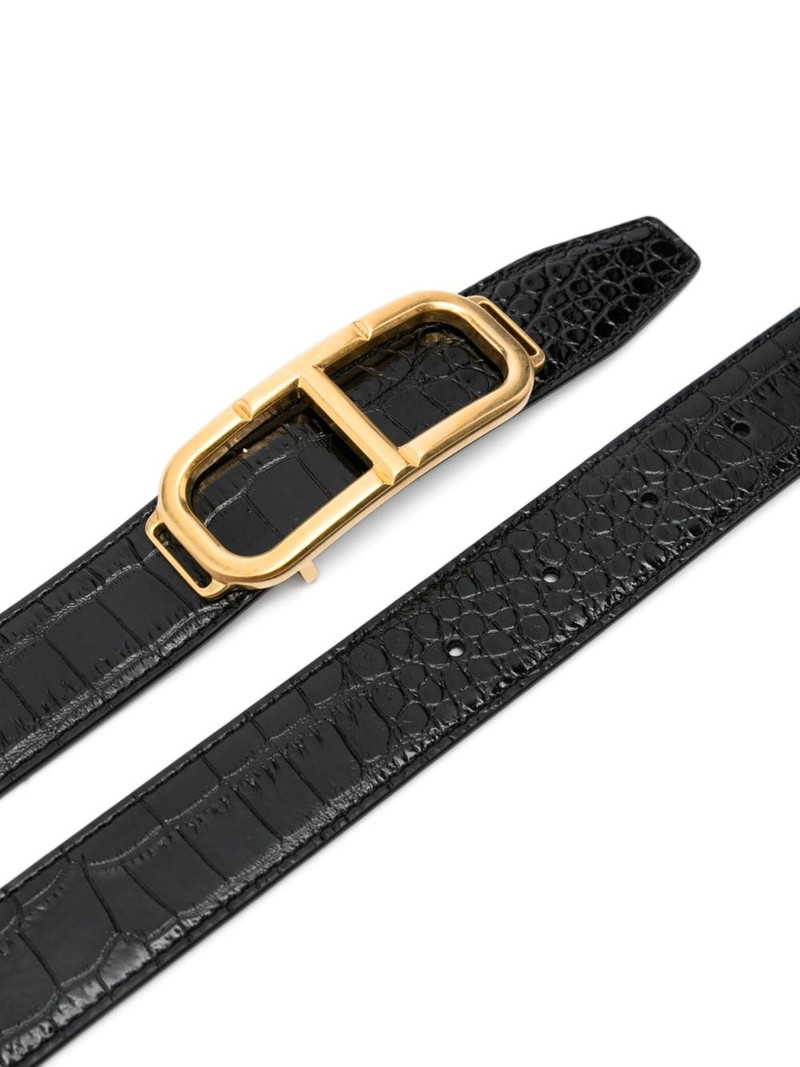 TOM FORD Stadium buckle belt outlook
