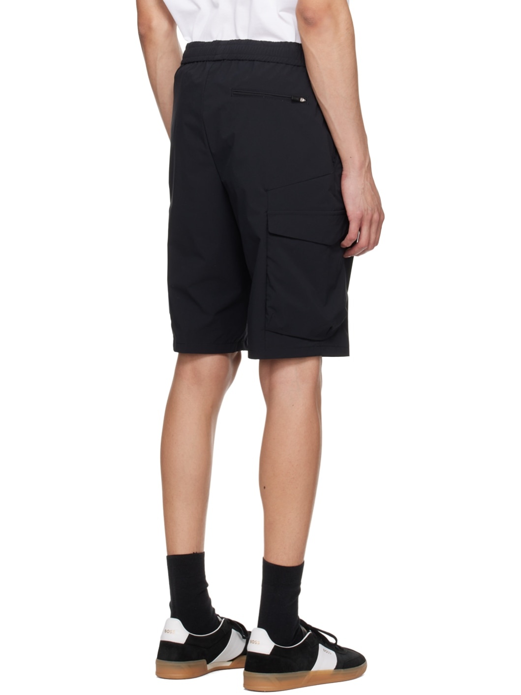 Black Urbanex Cargo Shorts - 3