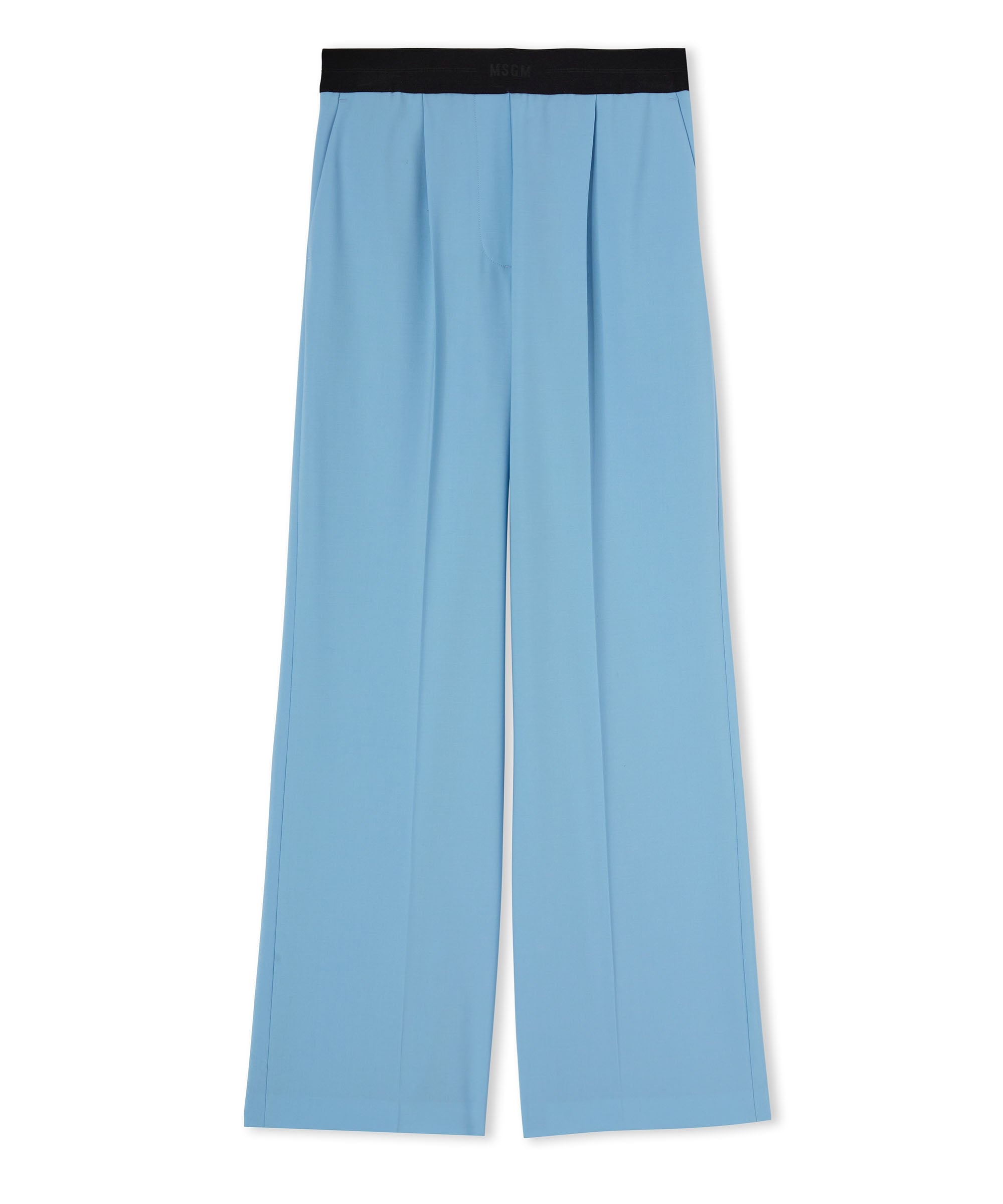 Lightweight wool tailored pants with straight legs - 3