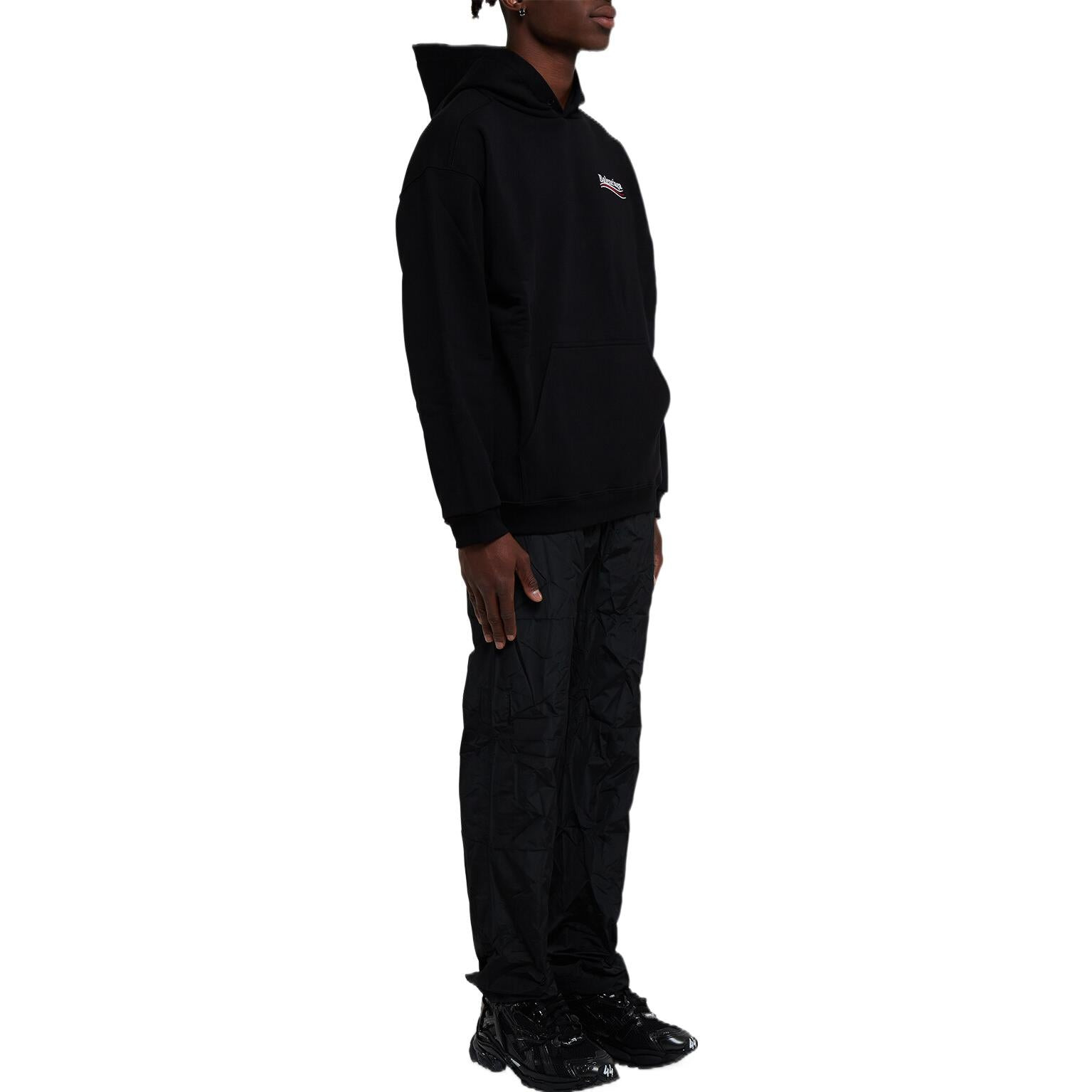Balenciaga Political Campaign Hoodie Medium Fit 'Black' 600583TKVI91070 - 4