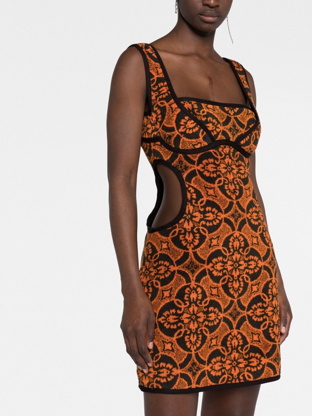 Towels cut-out minidress - 5