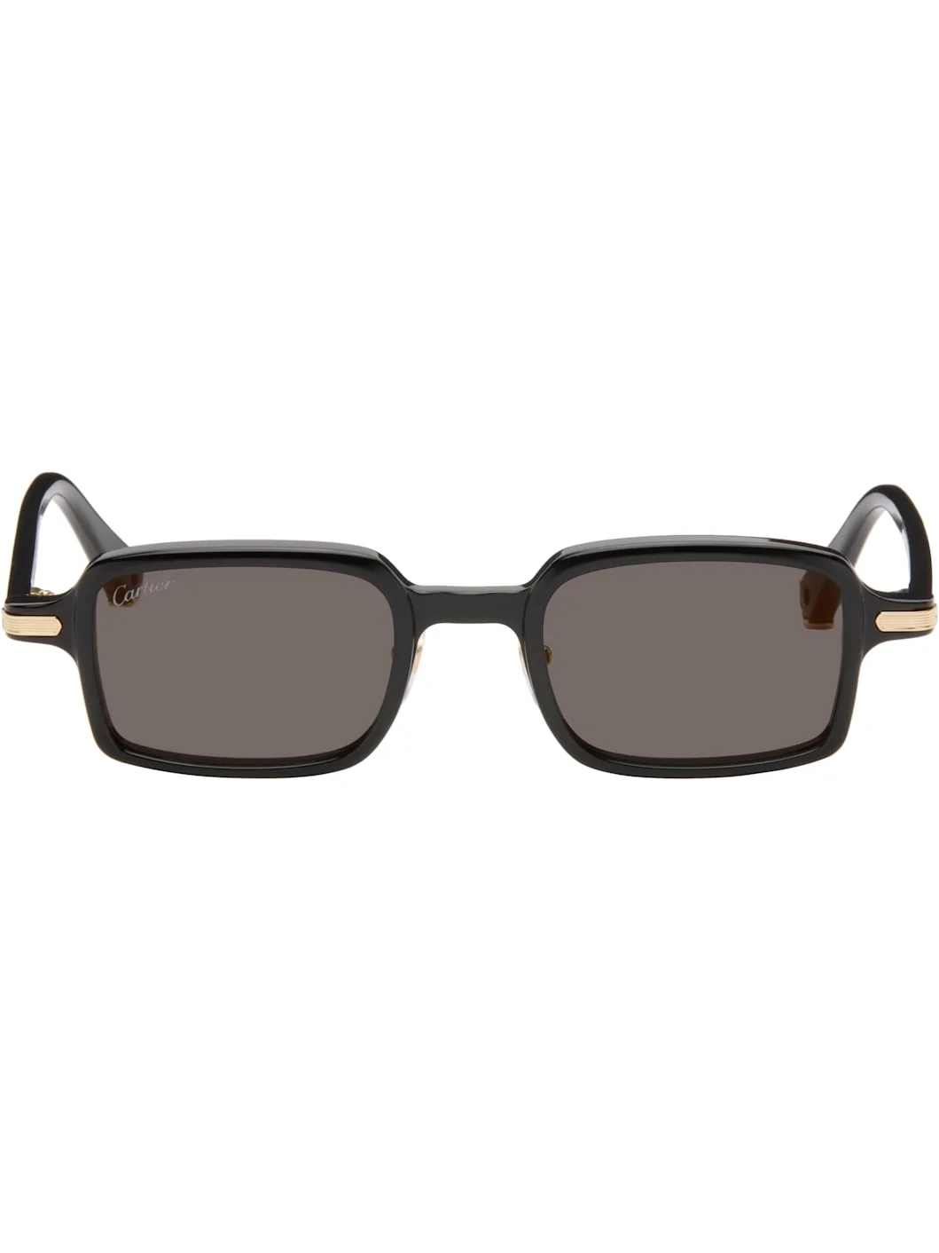 Black 'Première de Cartier' Sunglasses - 1
