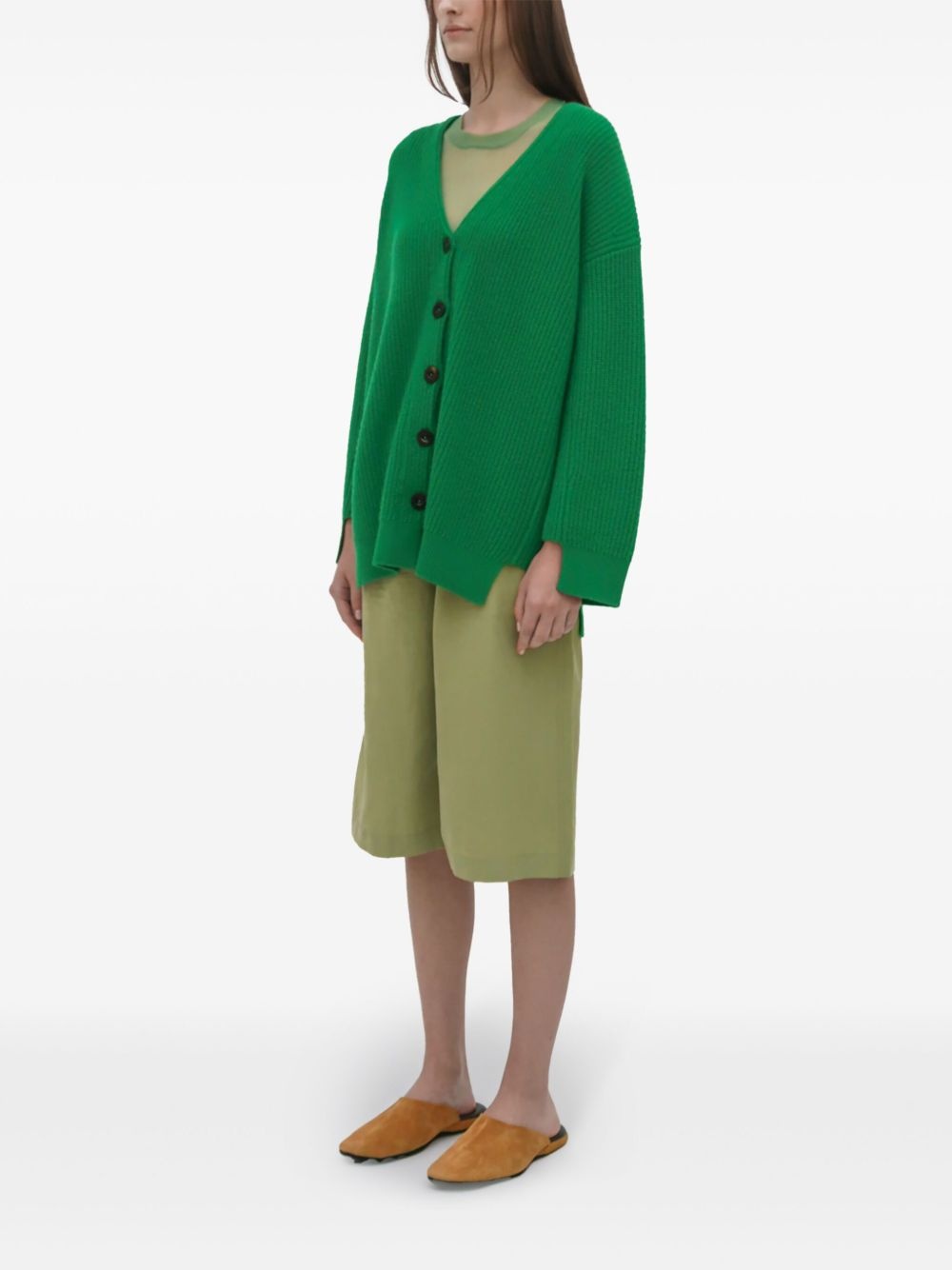 knee-length shorts - 4