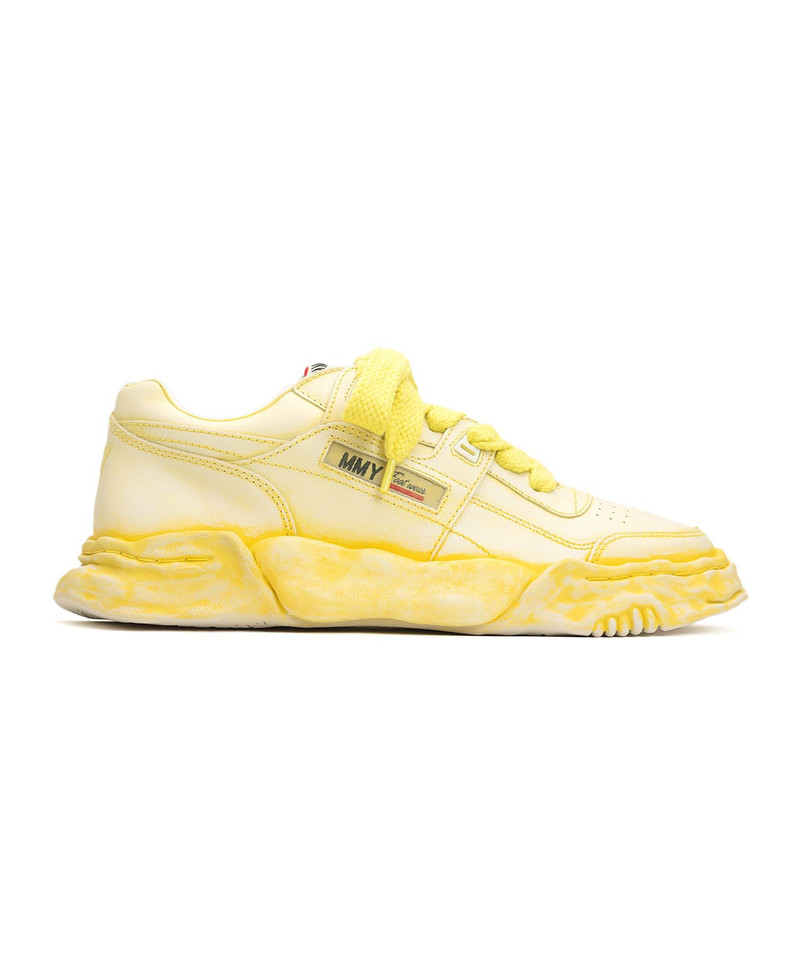 "PARKER" OG Sole Faded Effect Leather Low-top Sneaker 28