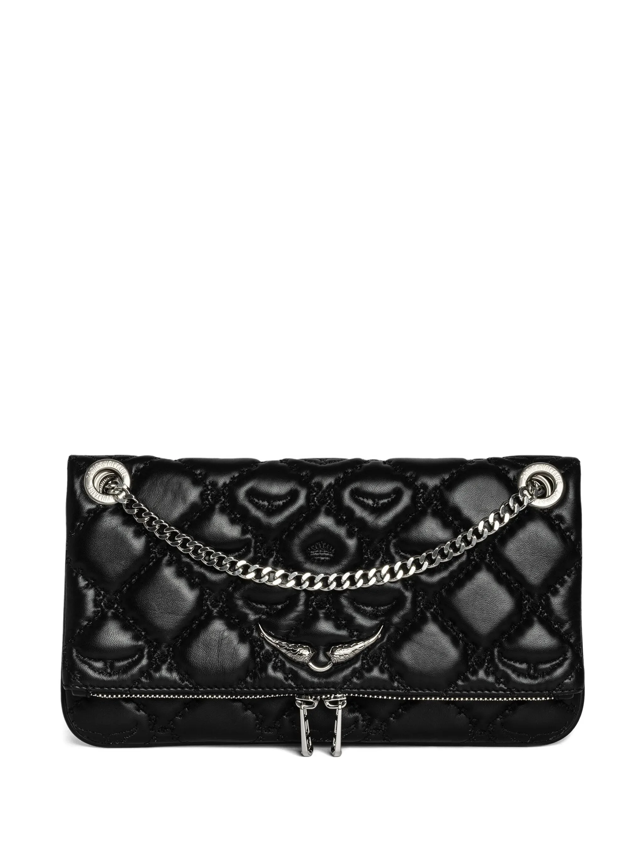 Zadig & Voltaire Rock II Quilted-effect Chain-strap Satchel - 1