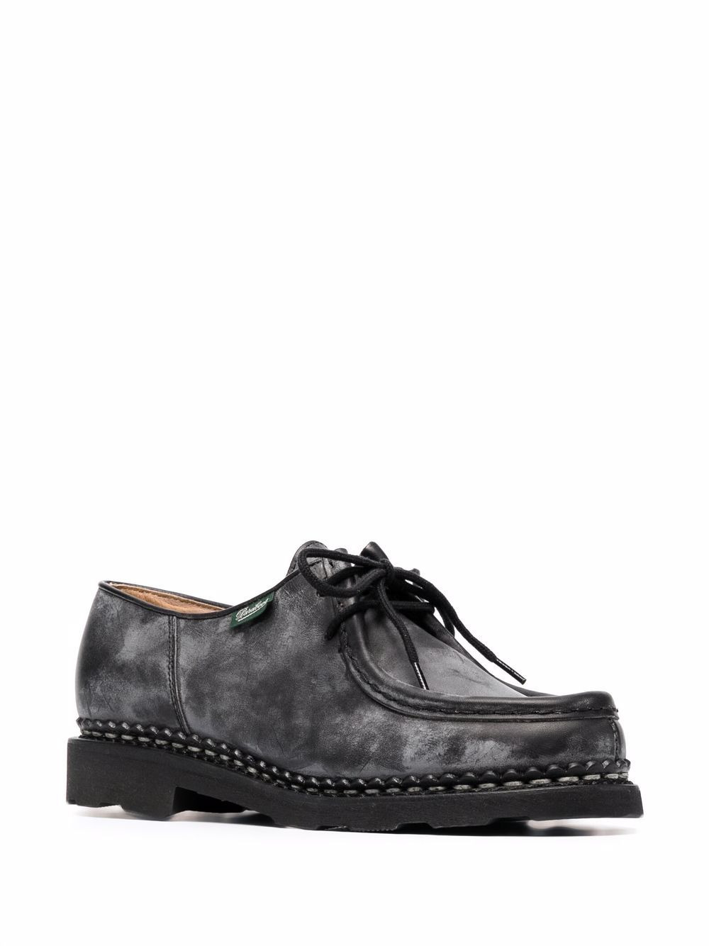 distressed Derby shoes - 2