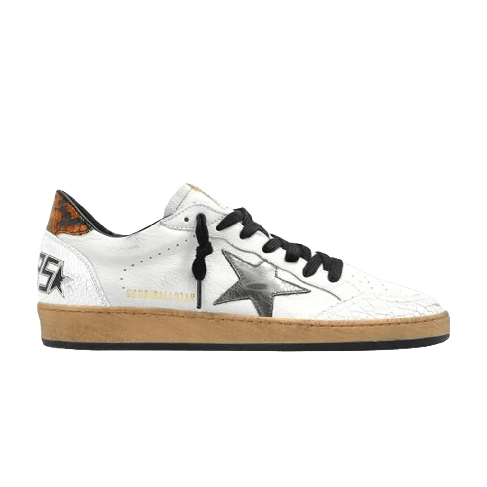 Golden Goose Ball Star 'White Silver Snakeskin' - 1