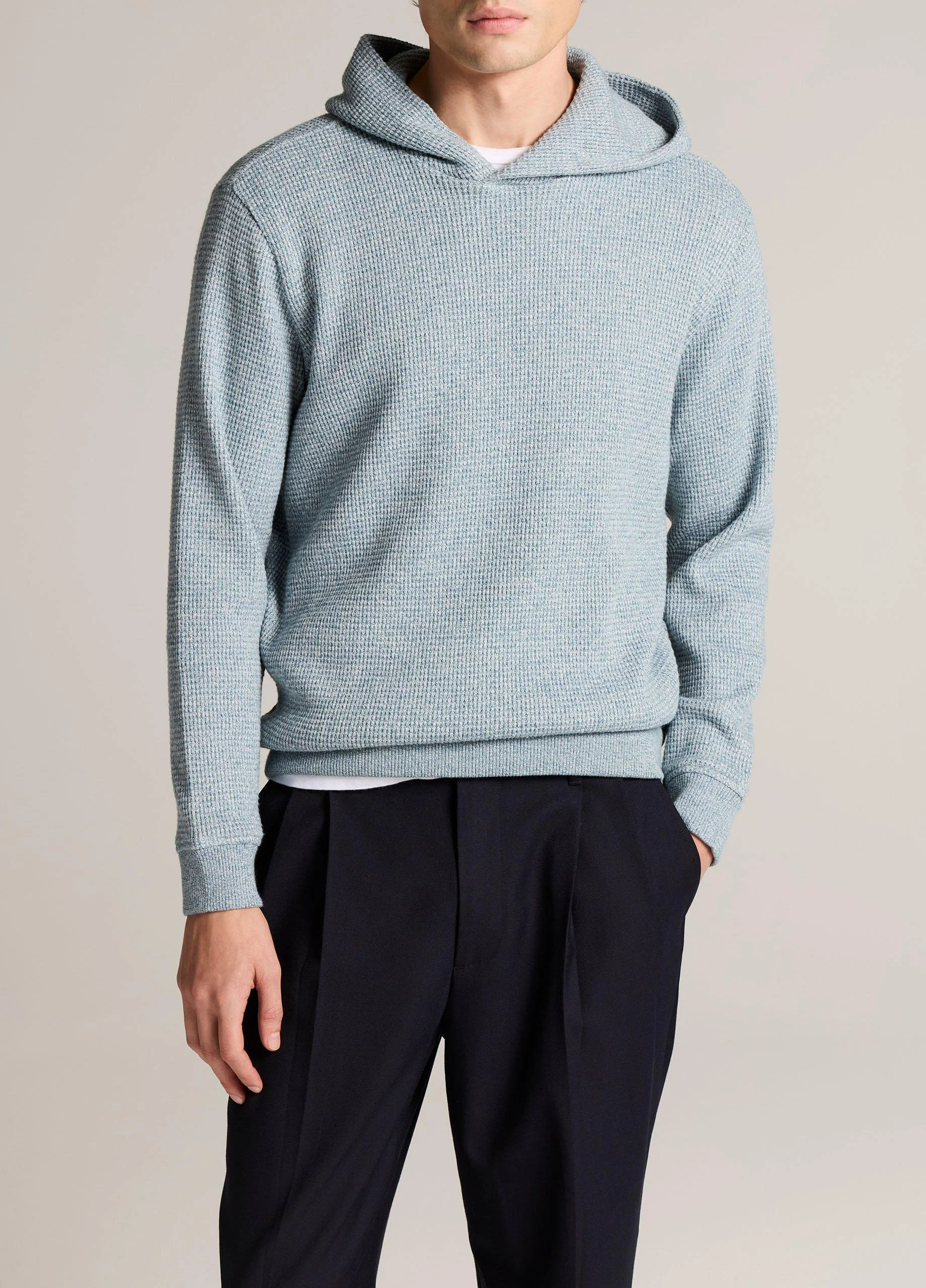 Brushed Waffle Hoodie - 1