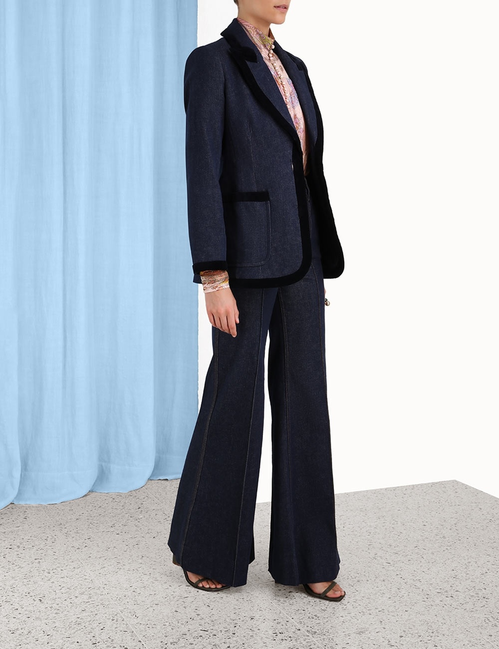KALEIDOSCOPE DENIM BLAZER - 3