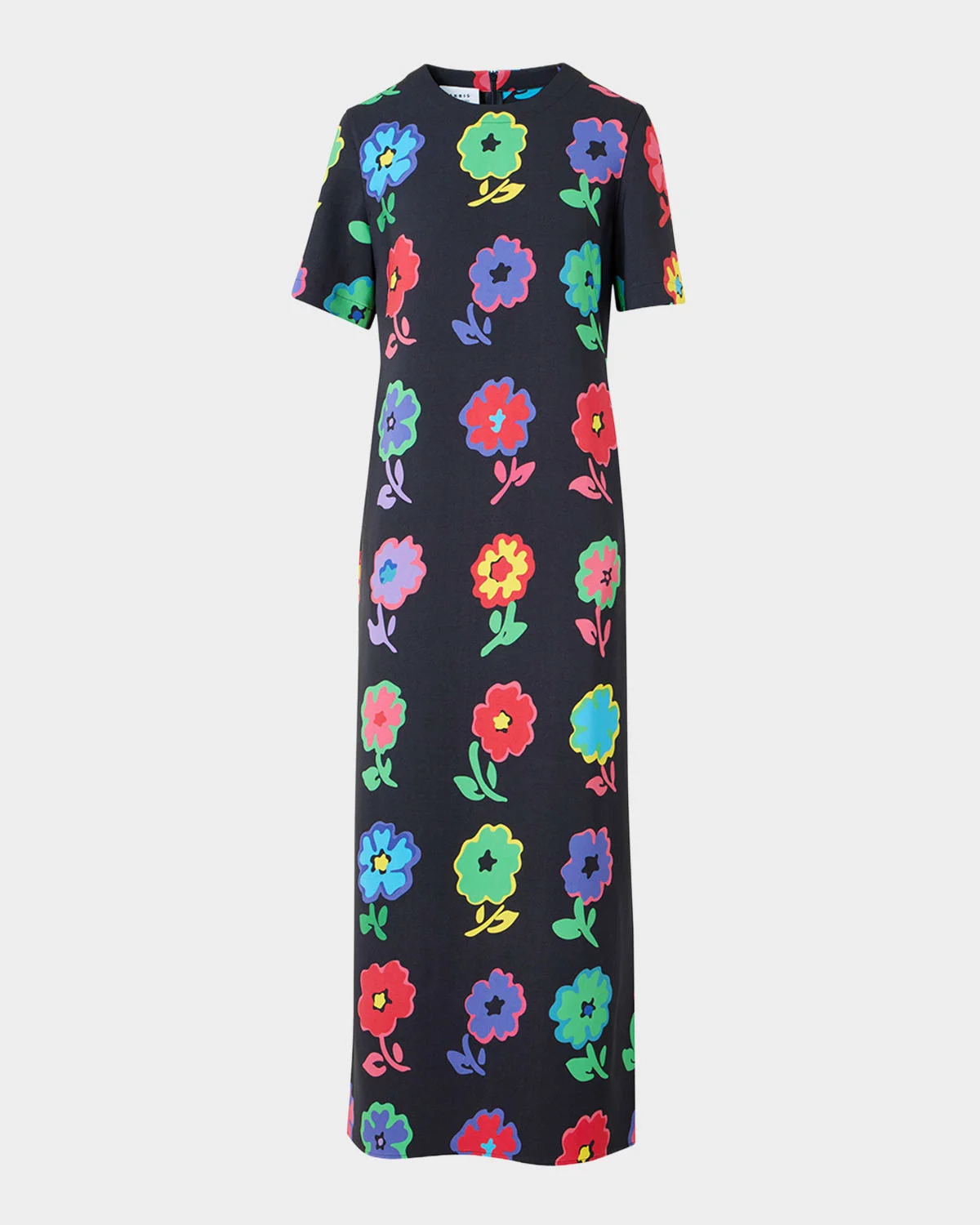 Floral Midi Tunic Dress - 1
