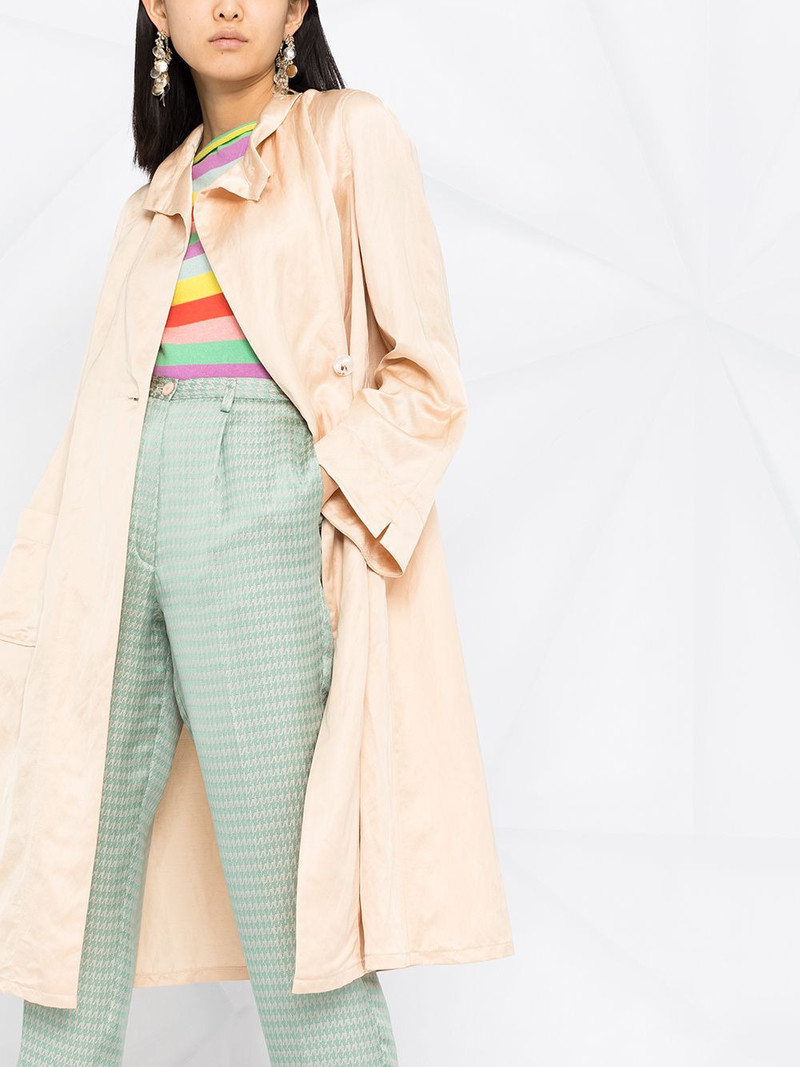 high-rise houndstooth-print cropped trousers 5