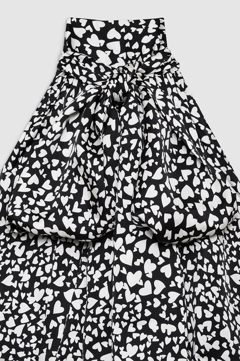 Brooke Top - Black And White Heart 4