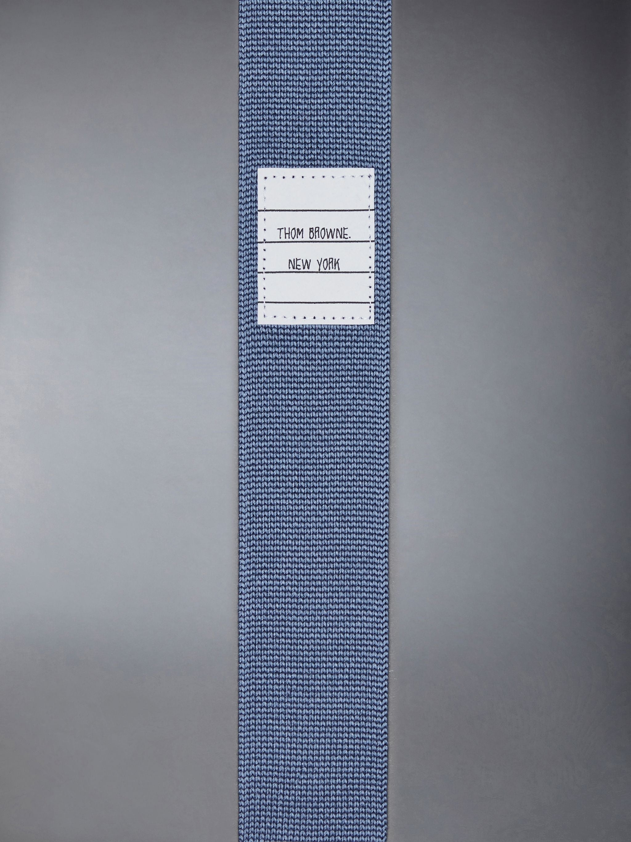 Double Face Silk Jacquard Stripe Knit Tie - 3