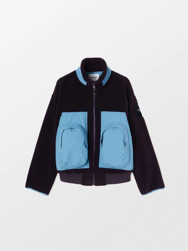 FLEECE PANEL JACKET - 1