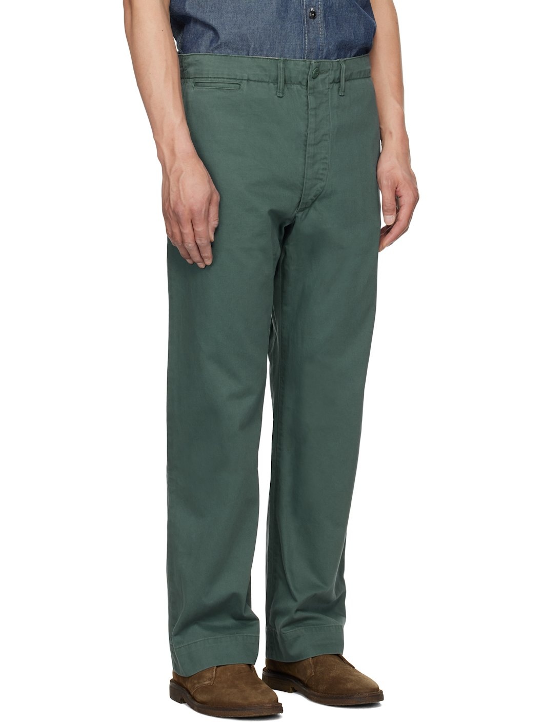 Green Field Chino Trousers - 2