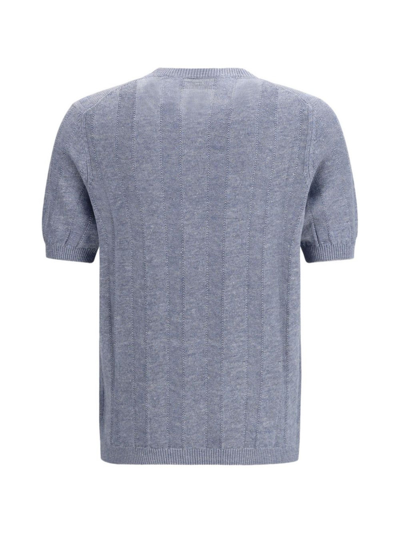 Brunello Cucinelli short sleeve crew neck jumper outlook