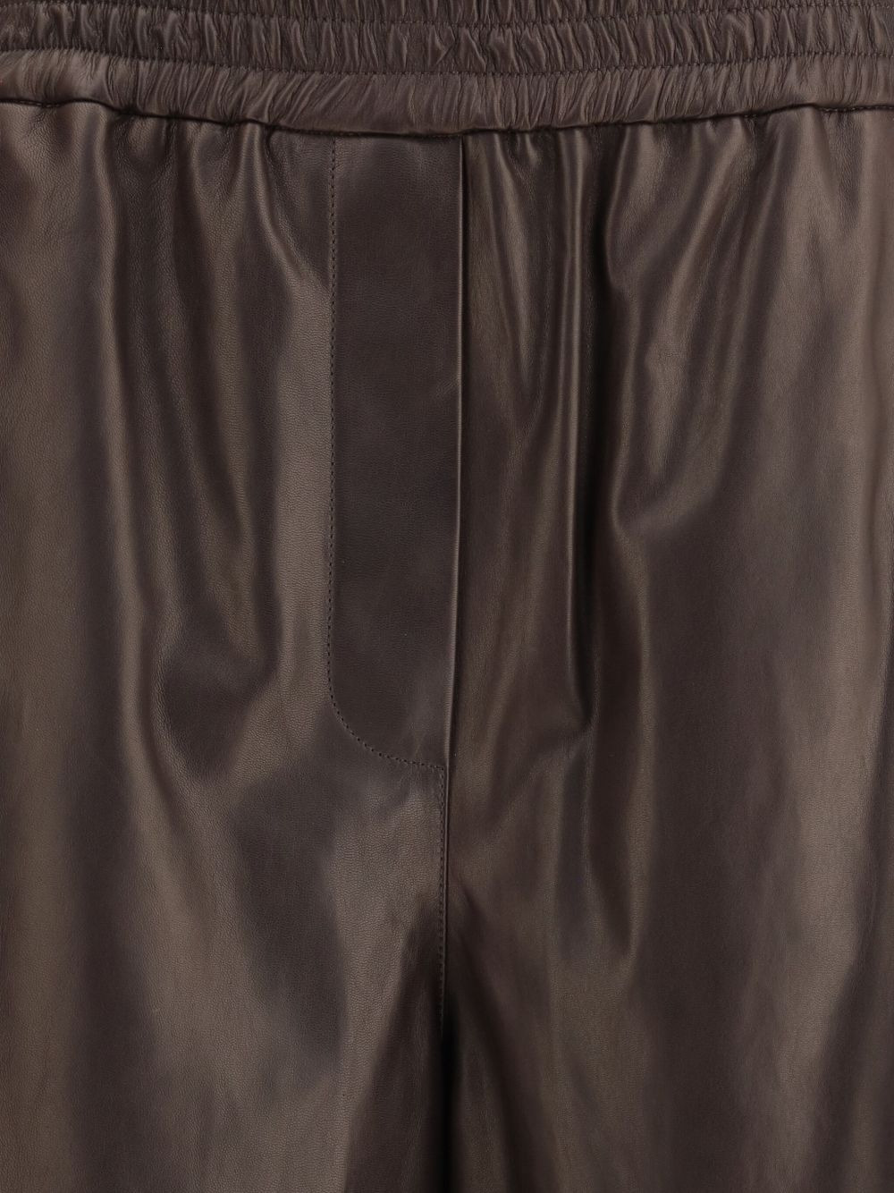 elasticated wide-leg trousers - 3